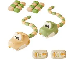 Casalola – Greedy Snake Game – 1-Player Remote Control Snake – Rechargeable – Magnetic Food Blocks – Music & Light Effects – Educational Toy – Gift for Boys & Girls – Indoor Family Fun