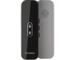 Traducteur vocal intelligent en 137 Talen – Traduction instantanée en temps réel – Compatible avec Android/iOS – Autonomie de 6 heures – Rechargeable Type-C