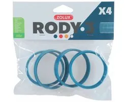 Connecteurs Rody3 Cage à Rongeurs - ZOLUX - Roylounge - Blauw - 4 pièces