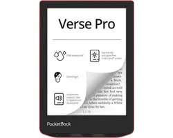 PocketBook Verse Pro e-reader – 6 inch E Ink Carta-scherm – 16 GB – waterdicht – Passion Red