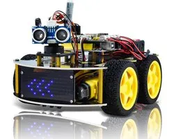Smart Robot Auto Kit voor Arduino IDE met UN0 Board, Line Tracking Module, Ultrasone Sensor, IR Module Robotic Kit
