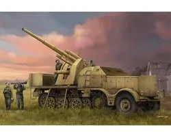 Trumpeter Modelbouwpakket Militaire voertuigen - 09577 Schwerer Zugkraftwagen 18 t - with 8.8 cm Flak Plastic - 1:35 - Modelbouw