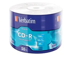 Verbatim Cd-R Dvd-R Voor Computerschijf 700Mb Extra Beveiliging 50 Stuks