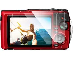 Allecto - Schermbeschermer - Ultra Dunne HD - Gehard Glas - Onderwater Camera - Geschikt voor Olympus Tough TG-7 en TG-6