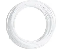 6 m PTFE slang, 2,5 mm ID x 4 mm OD PTFE buis, teflonslang voor 1,75 mm 3D-printerfilament, voor Bambu Lab A1/A1 mini/P1P/P1S/X1C, voor K1 Max/Ender 3 V3 (wit)