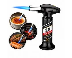 Brûleur à gaz Mevsim Store® XL – Brander à crème brûlée avec verrouillage de Safety