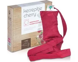 Cherry Kersepitje® Lumbo - Langwerpig Kersenpitkussen Met Linten - The ONLY Original - 13x55cm