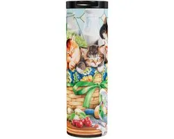 Katten Kittens In The Basket - Thermosbeker 500