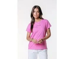 Colourful Rebel Uni Logo Boxy Tee- L