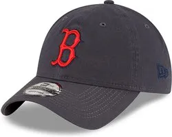 New Era - Dad Cap - Boston Red Sox MLB Core Classic Dark Grey 9TWENTY Adjustable Cap