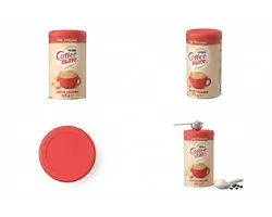 Nestle Coffee Mate Original 1 x 325g – Saveur crémeuse pour votre café – Complément parfait pour chaque tasse, idéal pour la maison et le bureau avec autocollant Kajal