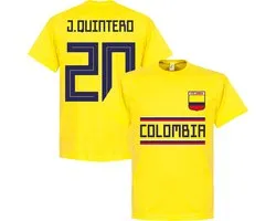 Colombia J. Quintero 13 Team T-Shirt - Geel - L