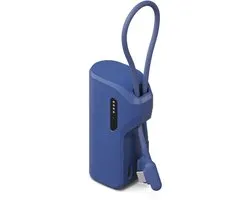 Cygnett Thumboost 5K Powerbank with semi-integrated USB-C Kabel Neon Dusk