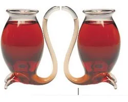 CKB LTD Port Sipper Bril Originale (2 Pack) 2 x 250 ml Glazen, Loodvrij, Effen, Warme Dranken, Verjaardag, Duurzaam, Glas, Handwas