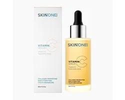 SKINTONE SKIN® - Vitamine C Serum Booster - Met Vitamine E & Hyaluronzuur - Gezichtsserum - Collageen - Anti Rimpel - Anti Acne - Tegen Pigmentvlekken - 60ml – Vrouwen – Mannen – Gezicht – Vitamin – verzorging – Puisten - Puistjes