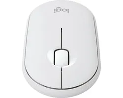 Logitech Pebble 2 M350s - Draadloze Muis - Bluetooth - 4000 dpi - Off White