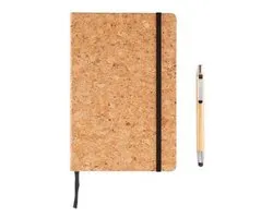 Xd Collection Notebook Eco A5 Cork Marron clair 2 pièces