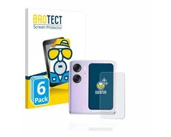 BROTECT - Screenprotector voor Oppo Find N2 Flip (Achterdisplay) - Folie Beschermfolie matte 6 Stuks