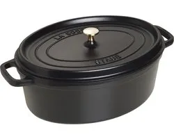 Cocotte Staub - ovale - 37 cm - noir