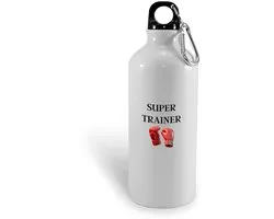 Hacebo® - Super trainer waterfles - Sport - coach - boxing - Trainer - geschenk - verjaardag - love gift - water fles - 400ML