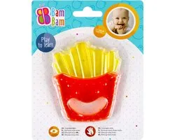Anneau de dentition jouet de dentition - frites rigolotes - 3 mois de dentition