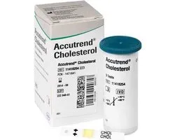 Cholesterol teststrips Accutrend 25st. - cholesterol - bloedsuikermeter - accutrend - accucheck -