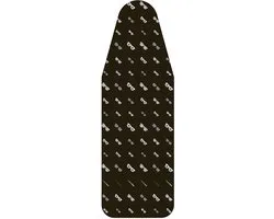 Laurastar Universalcover Glasses, Universele Strijkplankhoes, 131cm x 55cm, 100% Katoen. Spanklem, Snelle montage, Machinawasbaar