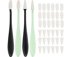Spons Pennen - 4 Stuks - Doezelaar - Kunstenaarsbenodigdheden - Gumstiftenset - Schetsen en Tekenen - Blending Spons - Tekenen - Spons-gummetjes - Papierwisser - met 40 vervangende sponskoppen - Voor wrijving, schetsen, vegen, kwasten