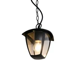 TRIO VENTA - Suspension - Zwart mat - excl. 1x E27 4 W - Montage au plafond - Éclairage extérieur - IP44