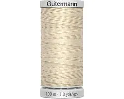 Gutermann Super Sterk Fils à coudre 100 Mtr Col 169 Beige.