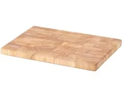 Continenta Snijplank - Rubberwood Kopshout - 30 x 21,5 x 2cm