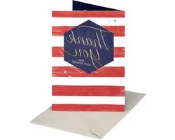 American Greetings Dank u kaart voor veteraan (Dankbaarheid en bewondering)