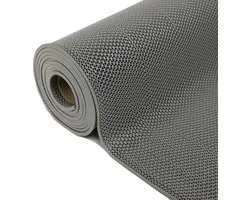 5,5 mm dik PVC vloermat douchemat 0,9 x 3 M commerciële antislipmat mesh holle mat voor natte ruimtes keuken zwembad wasruimte restaurant- grijs