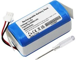 12.8V Vacuum Remplacement Battery Compatible Con Lefant M210 M210B M210P M210 Pro M213 M213S M1 T700 Robot Cleaner Aspirateurs Battery 2000mAh with Tool