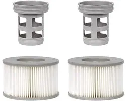 WuYan 2 Set of Hot Tub Spa Accessories for Mspa, Including 2pcs Replacement Screw-in Base Adapter, 2pcs Inflatable Hot - ShopVlot
