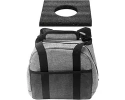 Single Ball Bowling Bag | Single Bowling Ball Tote Bag met gevoerde balhouder | -accessoires, boodschappentas met gaaszak, voor afzonderlijke bowlingballen en kleine accessoires bowli