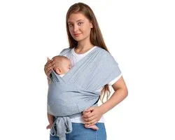 Momcozy Easy-Wear – Baby Draagdoek – X-Vorm – Handsfree – Geschikt voor Baby tot Peuter