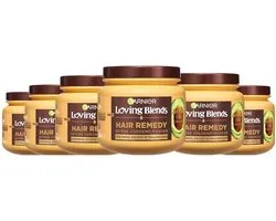 Garnier Loving Blends - Masque - Huile d'avocat et beurre de karité - 340 ml - Lot de 6
