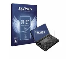 Savvies - Screenprotector voor GPD Win Mini (2025) - Folie Beschermfolie transparant 6 Stuks
