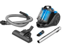 MEDION E2001 Cycloonstofzuiger (zonder zak, 800 W, stofreservoir 2 L, actieradius 7 m, wasbaar HEPA-filter)