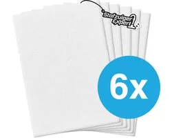 6x Universeel Micro / Hygiëne filter voor alle Stofzuigers 200x125mm - O.a. geschikt voor Miele, Siemens, Philips, Bosch, Siemens, AEG, Electrolux etc.
