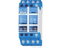 Eltako R12-220-230V Relais de commutation Tension nominale: 230 V Courant de commutation (max.): 16 A 2 NF (R), 2 NO (T