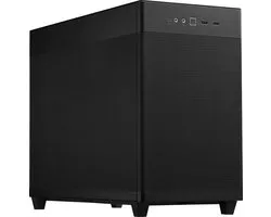 ASUS Prime AP201 - PC Behuizing - Tower Small form factor - Micro ATX - Mini ITX - (Gehard) glas - Zwart