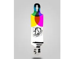Longboard Deck - Skateboard Deck - Cruisen door de stad - Drop constructie - 40x9 inch - Chroma