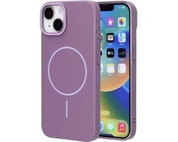 Mobiparts Slim Line Case geschikt voor Apple iPhone 14 - MagSafe Imperial - Paars
