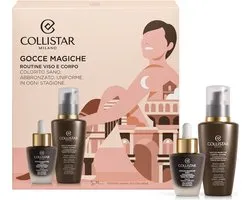 Collistar Sun Self Tan Pakket Face & Body Routine Magic Drops Set