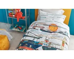 Beddinghouse Kids Seaport Dekbedovertrek - Ledikant - 100x135 cm - Multi
