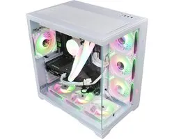Invincible X White Edition Level 1 / Ryzen 5 8400F / Nvidia RTX 5050 / 32GB Ram DDR5 / 1TB SSD Nvme