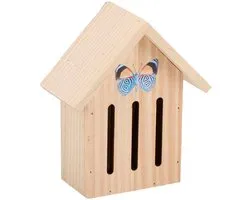 Lifetime Garden - Houten Insectenhotel - Vlinders/Bijen - Set van 2