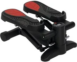 Mini stepper - Stepper Fitness - Home Trainer - Renforcé - 2 bandes de résistance - Avec moniteur - Résistance réglable - Step fitness - Stepper vertical - Stepper d'escalier - Step machine